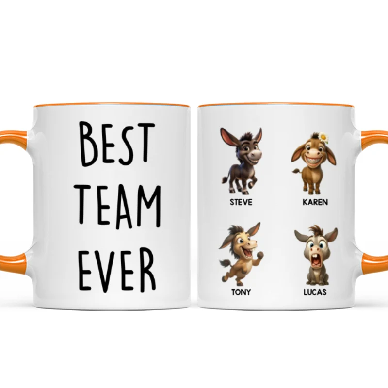 Best Team Ever Coworkers - Personalized Mug - Funny Christmas Gift for Work Besties, Employees - Image 14