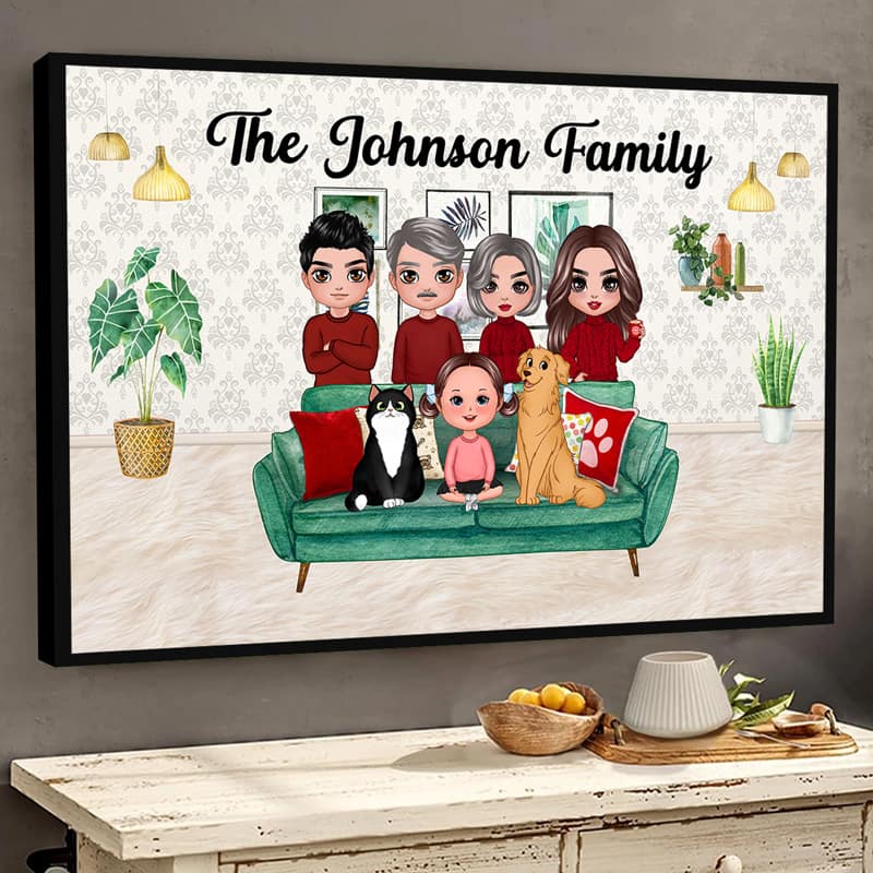 Big Family Gathering Personalized Poster - Image 3