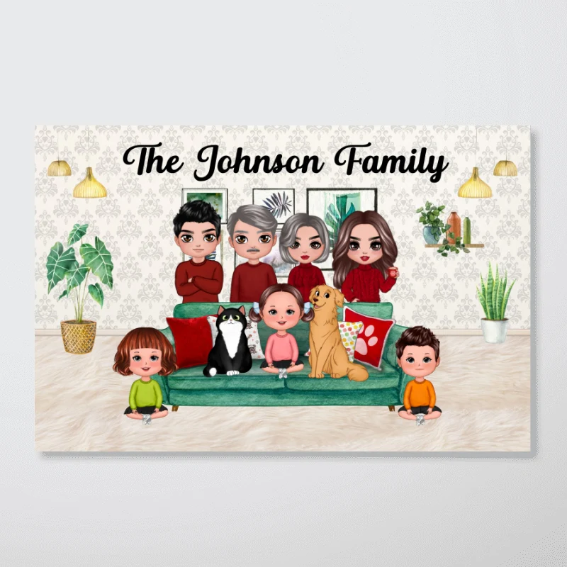 Big Family Gathering Personalized Poster - Image 4