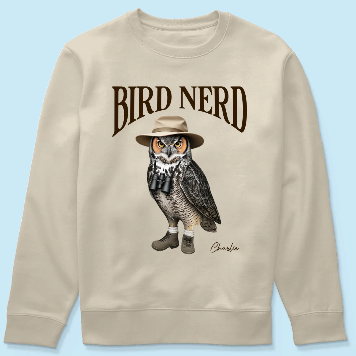Bird Nerd Custom Name Funny - Personalized Shirt - Gift for Bird Lover, Birdwatcher, Bird Watching Gifts - Image 23