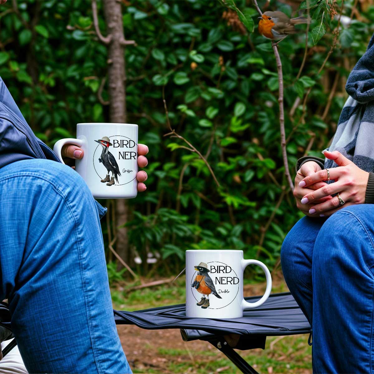 Bird Nerd Funny Bird Watcher Mug, Twitcher Mug, Gift for Bird Lover Personalized Mug - Image 10