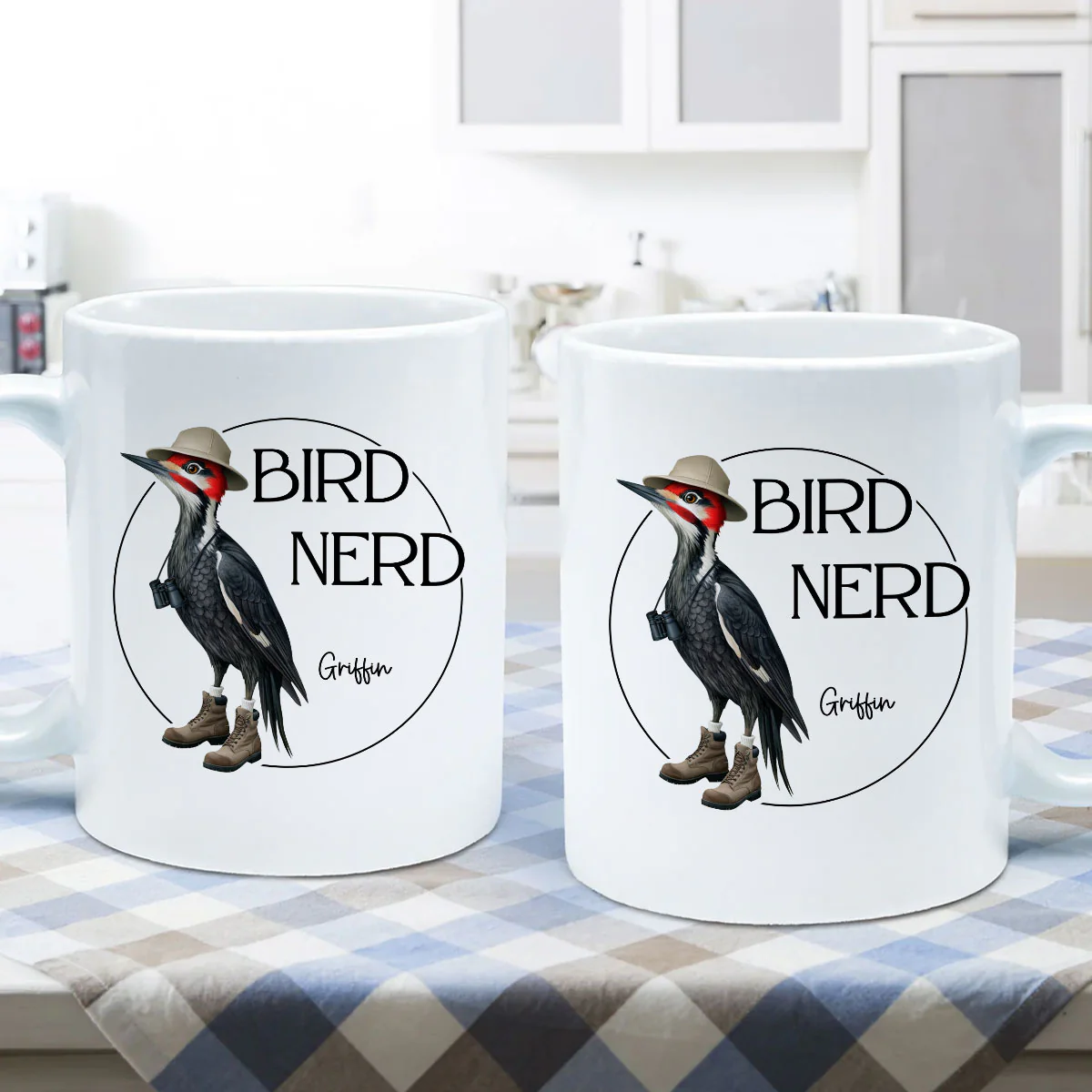 Bird Nerd Funny Bird Watcher Mug, Twitcher Mug, Gift for Bird Lover Personalized Mug - Image 7