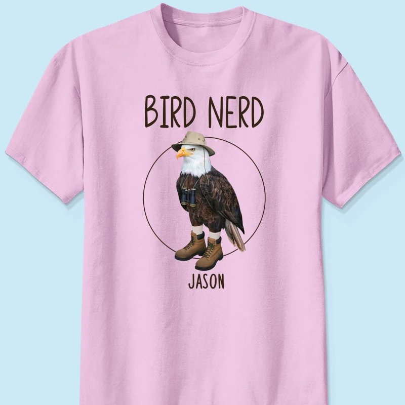 Bird Nerd Funny Bird Watcher Shirt, Twitcher Shirt, Gift for Bird Lover Personalized Shirt - Image 11