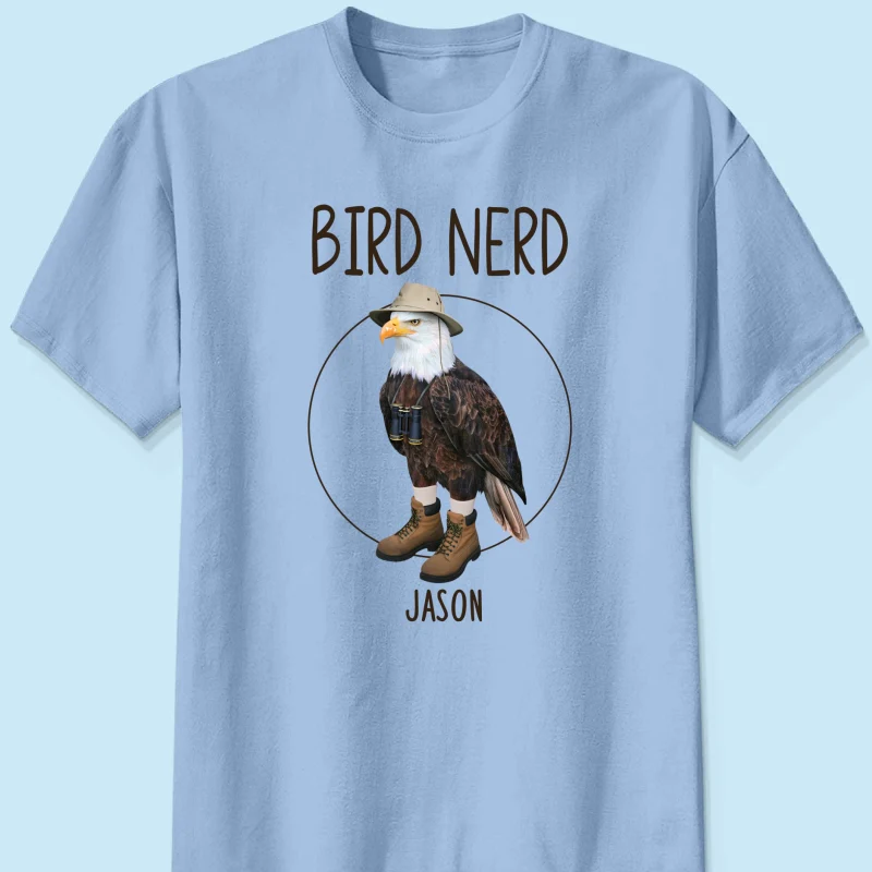 Bird Nerd Funny Bird Watcher Shirt, Twitcher Shirt, Gift for Bird Lover Personalized Shirt - Image 12