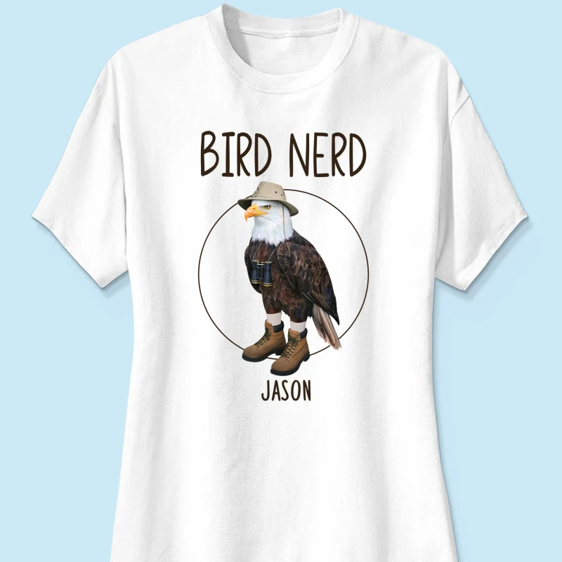 Bird Nerd Funny Bird Watcher Shirt, Twitcher Shirt, Gift for Bird Lover Personalized Shirt - Image 14