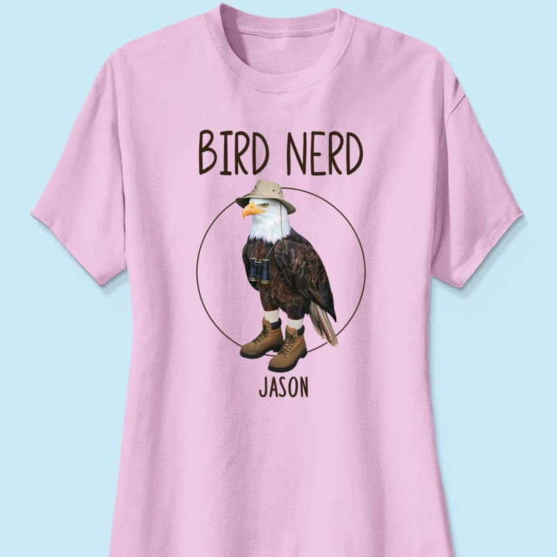 Bird Nerd Funny Bird Watcher Shirt, Twitcher Shirt, Gift for Bird Lover Personalized Shirt - Image 15