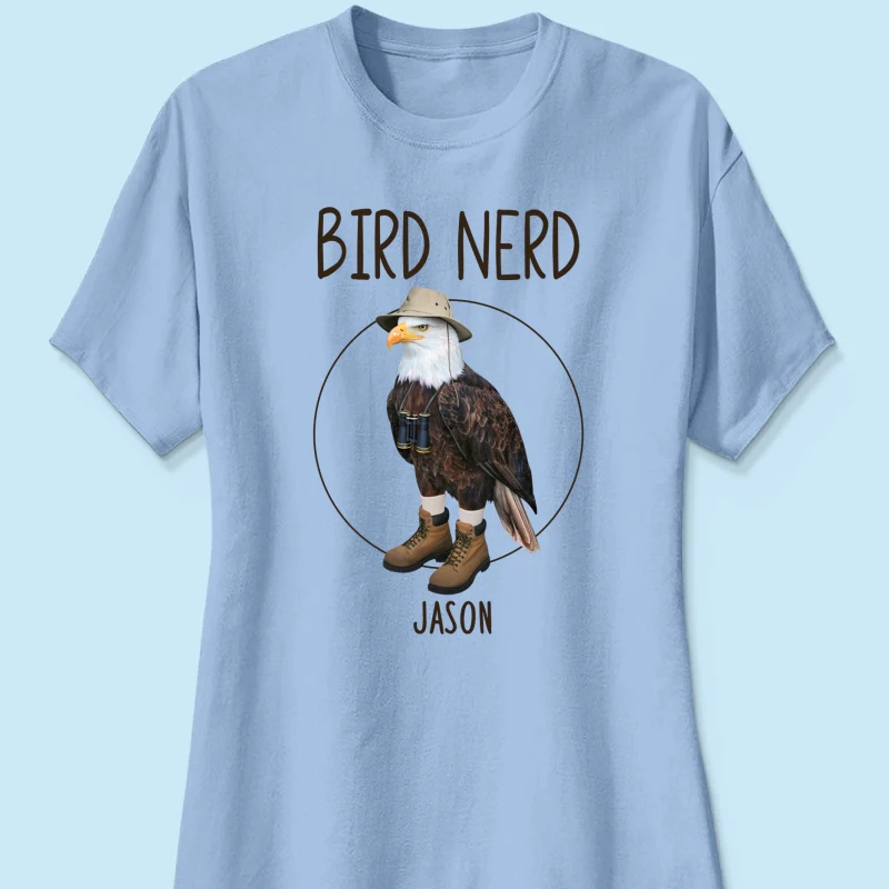 Bird Nerd Funny Bird Watcher Shirt, Twitcher Shirt, Gift for Bird Lover Personalized Shirt - Image 16