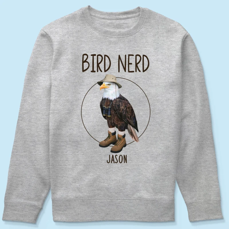 Bird Nerd Funny Bird Watcher Shirt, Twitcher Shirt, Gift for Bird Lover Personalized Shirt - Image 17