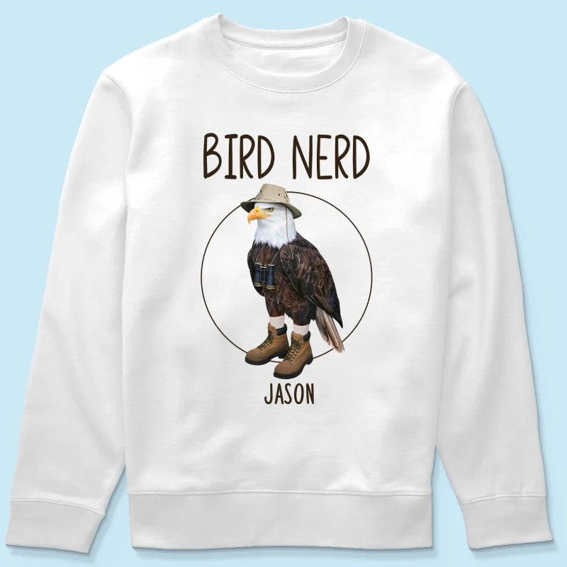 Bird Nerd Funny Bird Watcher Shirt, Twitcher Shirt, Gift for Bird Lover Personalized Shirt - Image 18