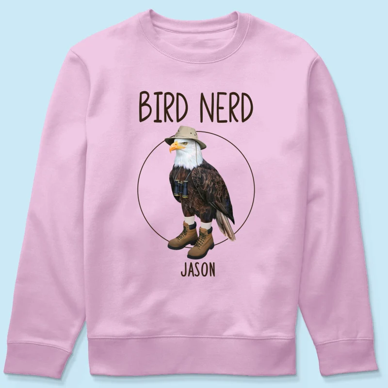 Bird Nerd Funny Bird Watcher Shirt, Twitcher Shirt, Gift for Bird Lover Personalized Shirt - Image 20