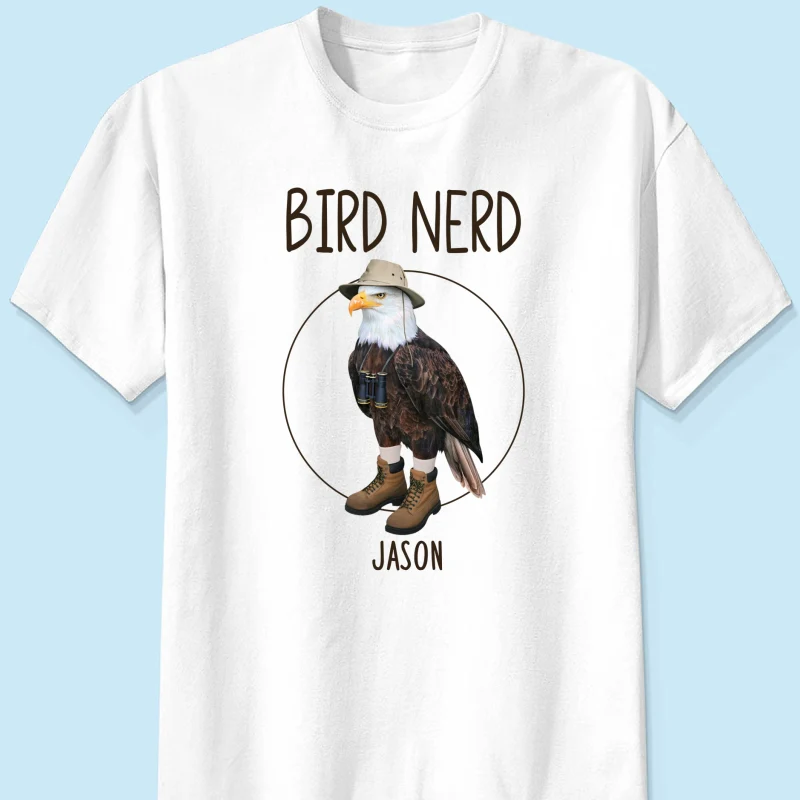 Bird Nerd Funny Bird Watcher Shirt, Twitcher Shirt, Gift for Bird Lover Personalized Shirt - Image 9