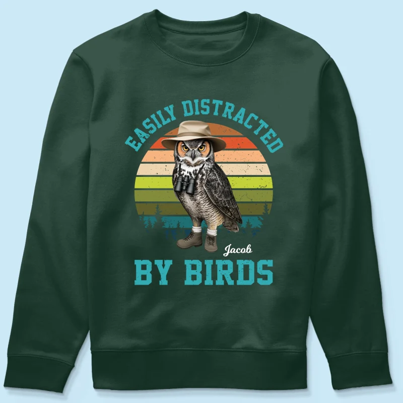 Bird Nerd Retro Funny Bird Watcher Shirt, Twitcher Shirt, Gift for Bird Lover Personalized Shirt - Image 19