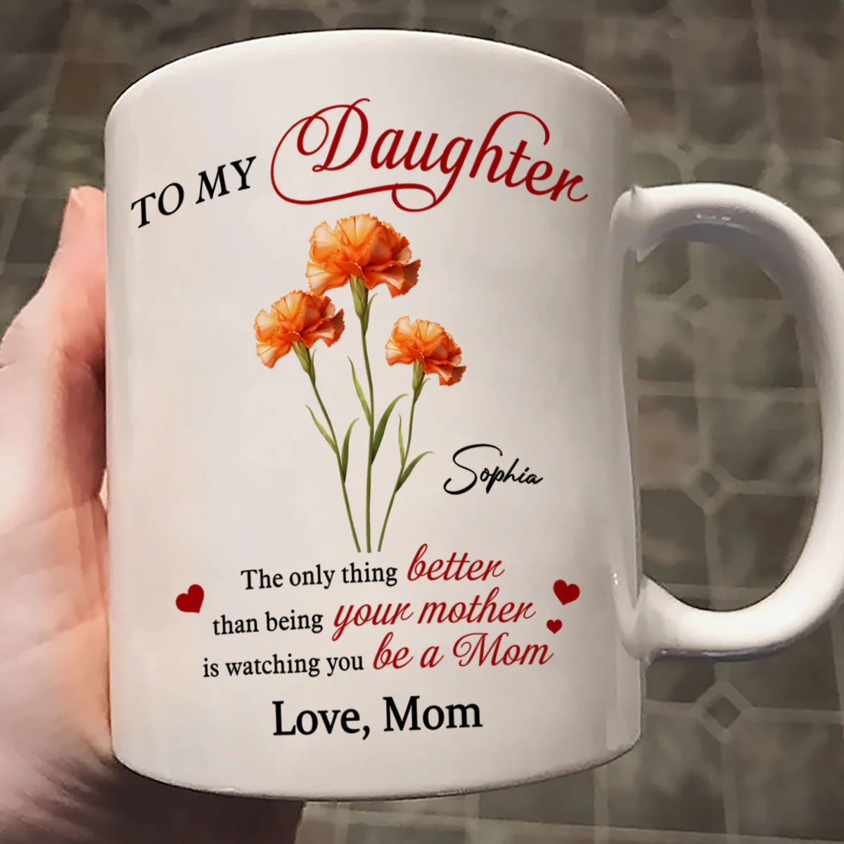 Birth Flower The Only Thing Better Personalized Mug - Image 6