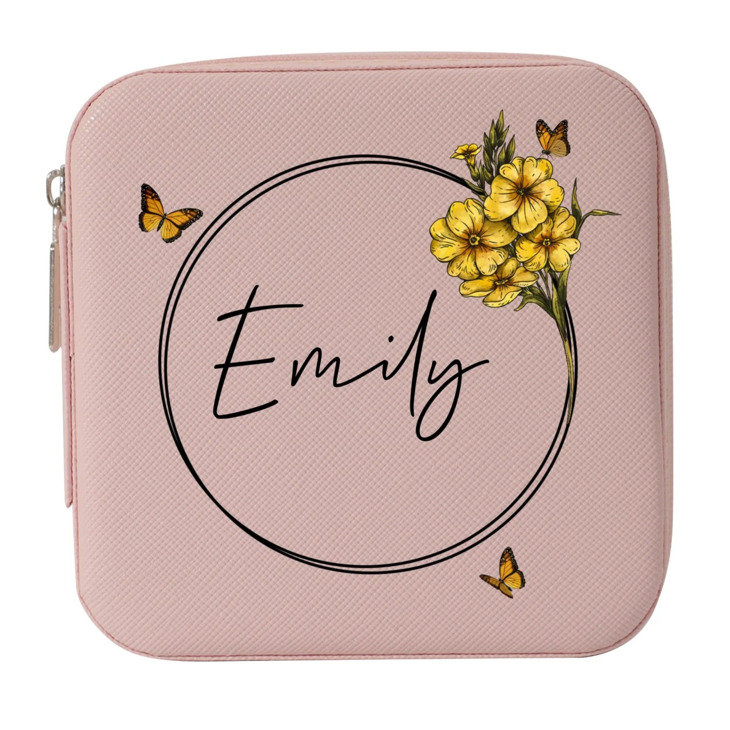 Birth Month Flower Custom Name Personalized Jewelry Box, Gift for Her, Gift For Friends, Mother's Day Birthday Gift - Image 10