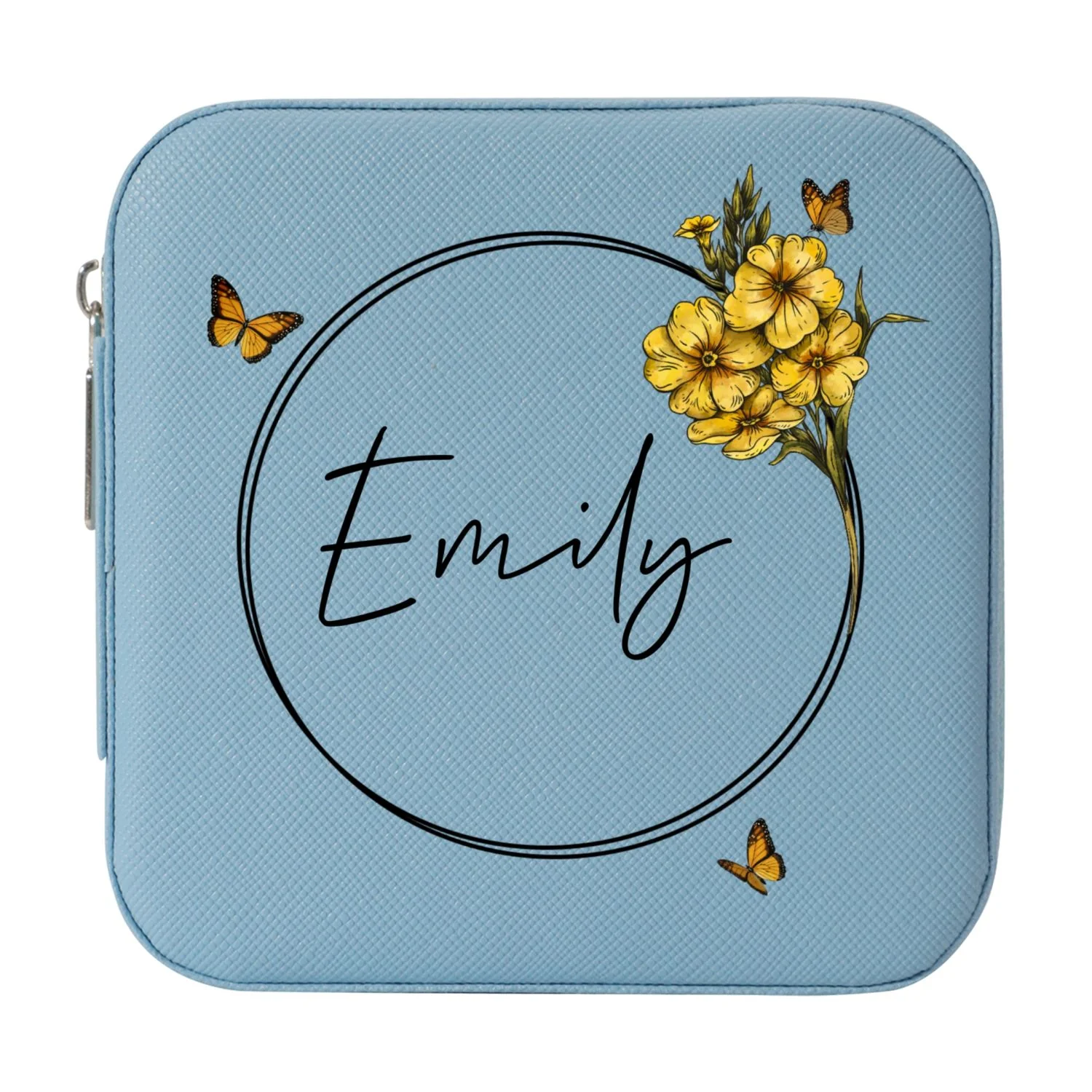 Birth Month Flower Custom Name Personalized Jewelry Box, Gift for Her, Gift For Friends, Mother's Day Birthday Gift - Image 12