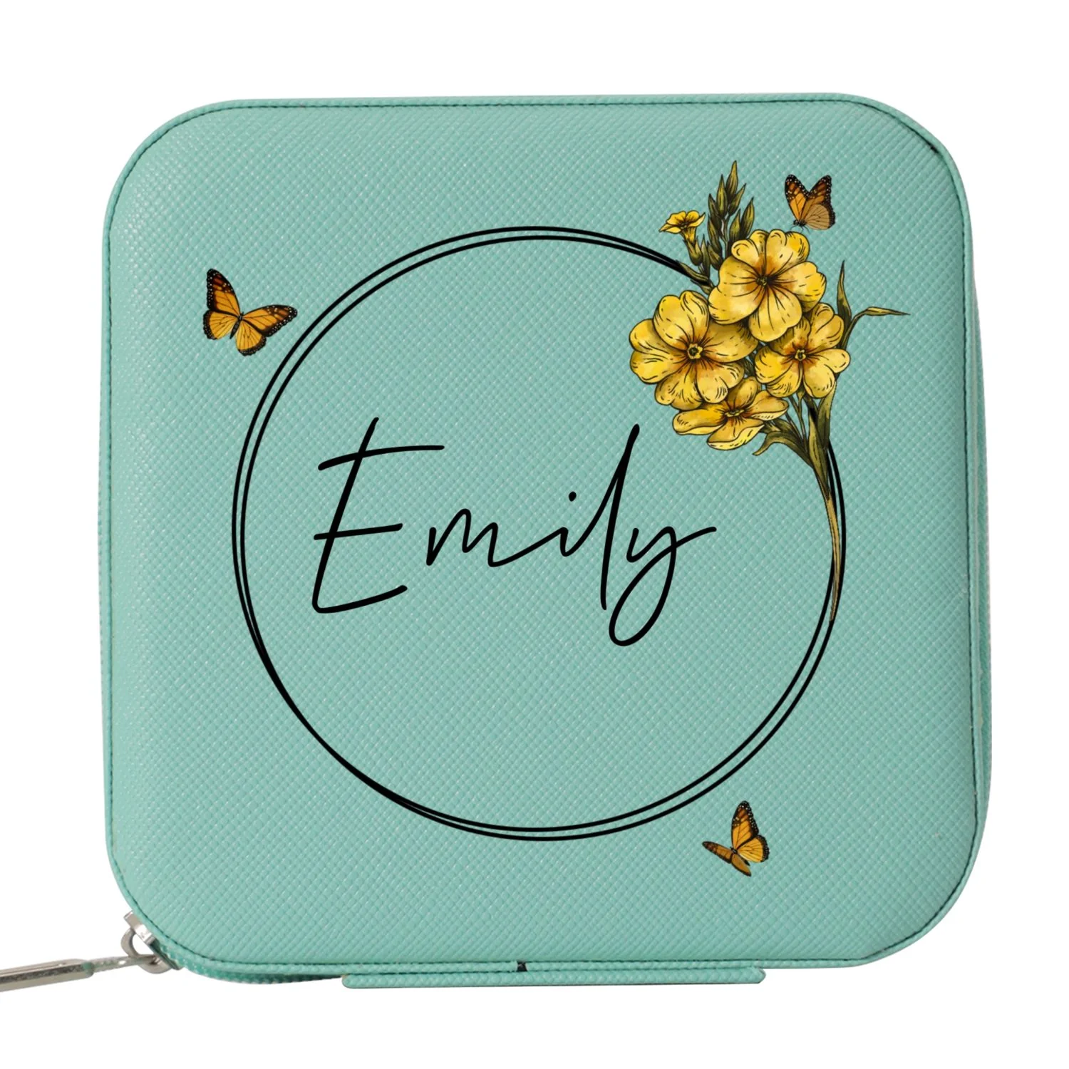 Birth Month Flower Custom Name Personalized Jewelry Box, Gift for Her, Gift For Friends, Mother's Day Birthday Gift - Image 13