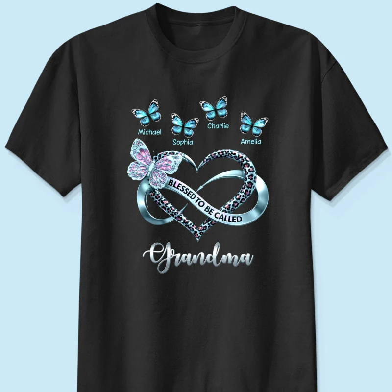 Blessed To Be Called Grandma - Personalized Shirt - Heartfelt Mother's Day Gift for Grandma - Image 10