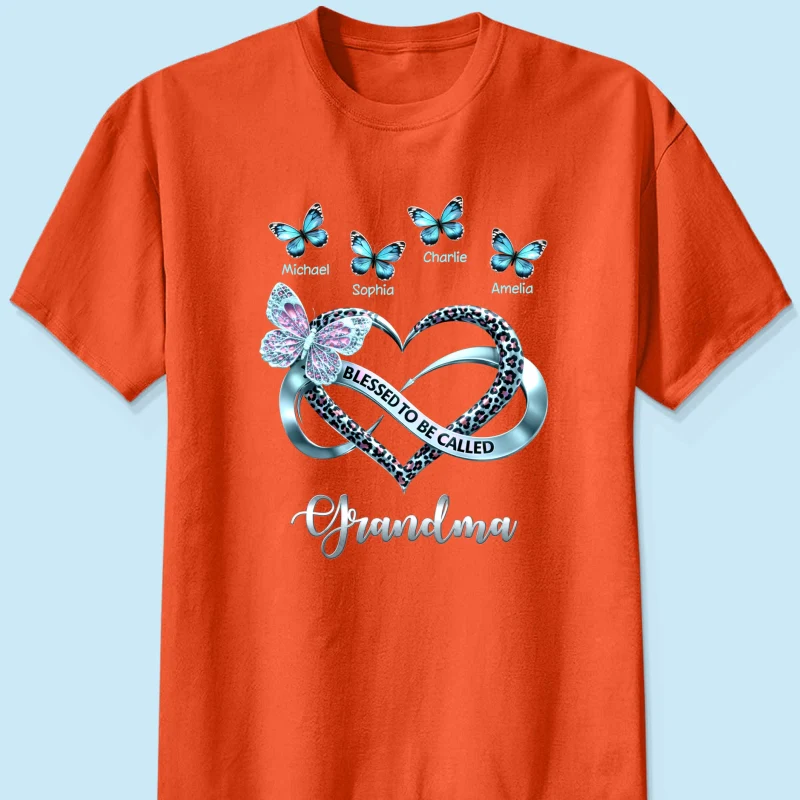 Blessed To Be Called Grandma - Personalized Shirt - Heartfelt Mother's Day Gift for Grandma - Image 17