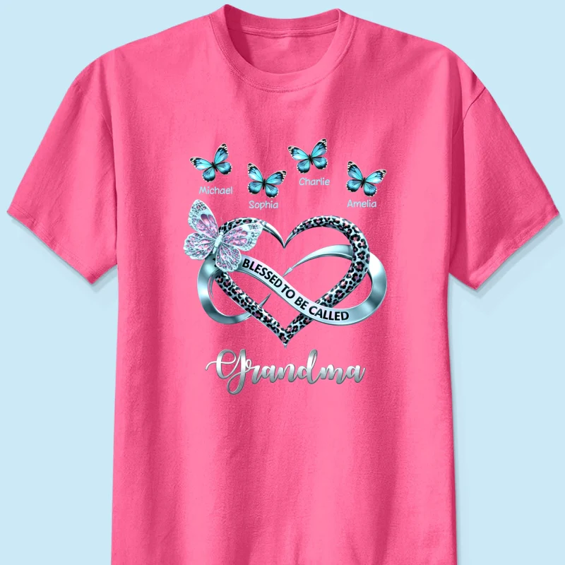 Blessed To Be Called Grandma - Personalized Shirt - Heartfelt Mother's Day Gift for Grandma - Image 18
