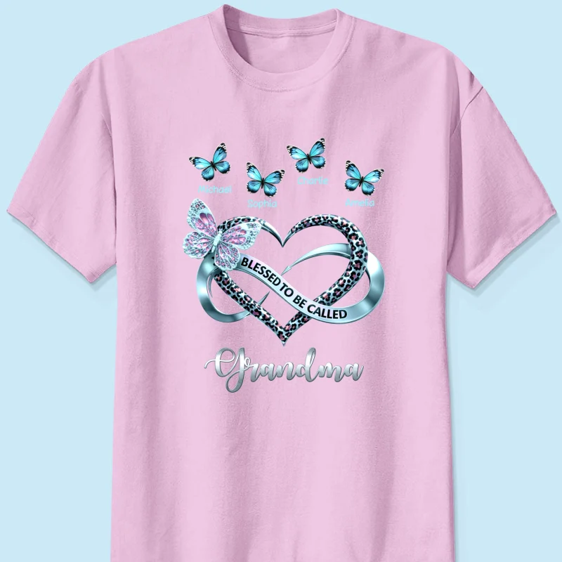 Blessed To Be Called Grandma - Personalized Shirt - Heartfelt Mother's Day Gift for Grandma - Image 22