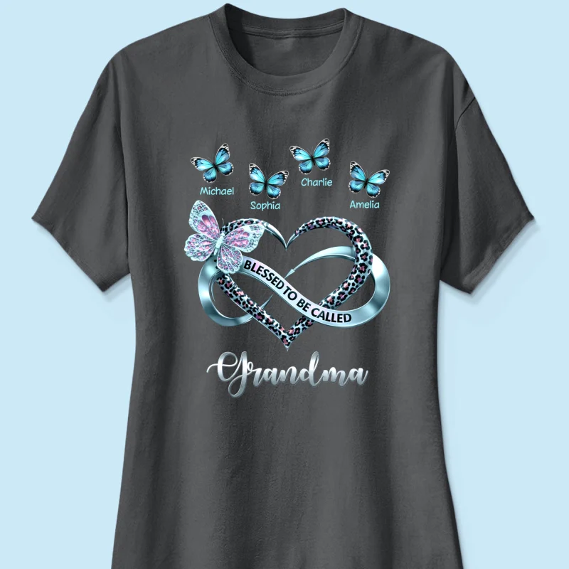 Blessed To Be Called Grandma - Personalized Shirt - Heartfelt Mother's Day Gift for Grandma - Image 31