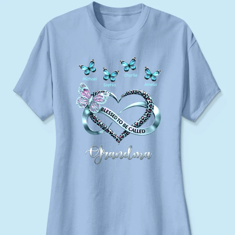 Blessed To Be Called Grandma - Personalized Shirt - Heartfelt Mother's Day Gift for Grandma - Image 40