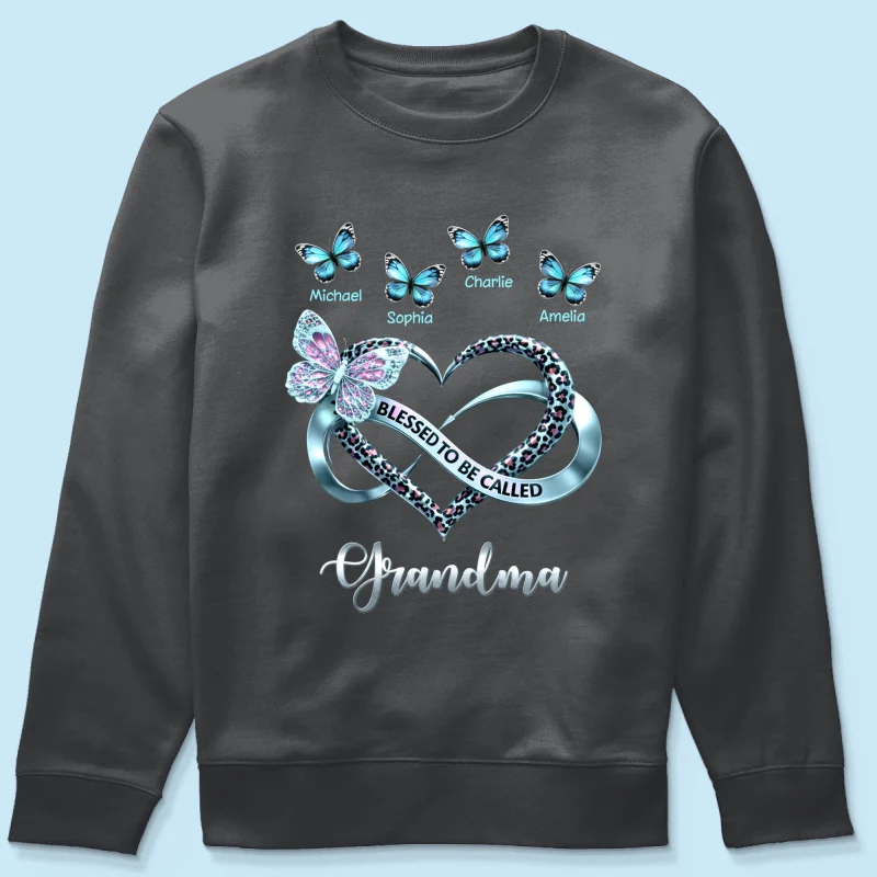 Blessed To Be Called Grandma - Personalized Shirt - Heartfelt Mother's Day Gift for Grandma - Image 45