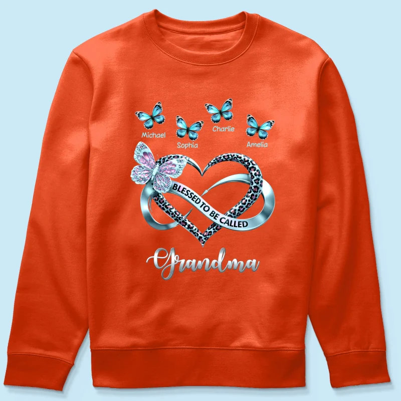 Blessed To Be Called Grandma - Personalized Shirt - Heartfelt Mother's Day Gift for Grandma - Image 49