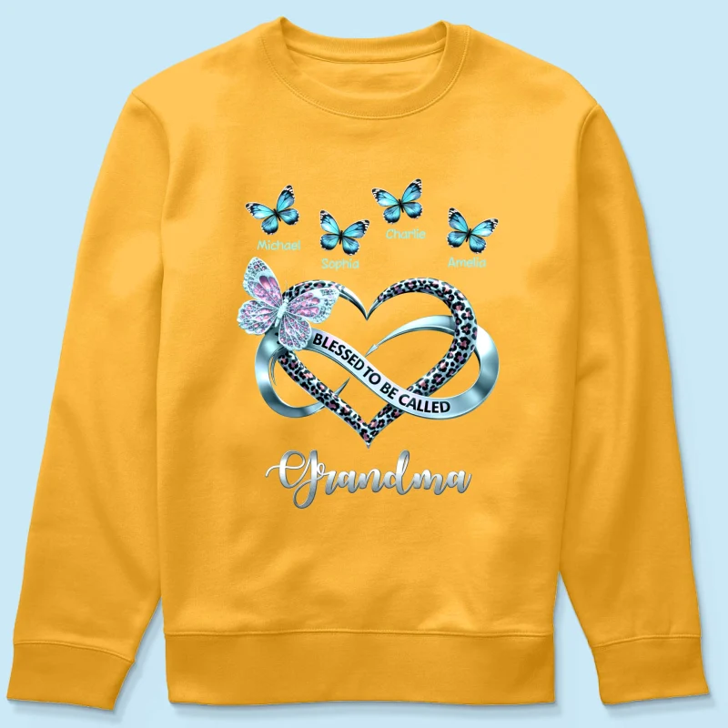 Blessed To Be Called Grandma - Personalized Shirt - Heartfelt Mother's Day Gift for Grandma - Image 53
