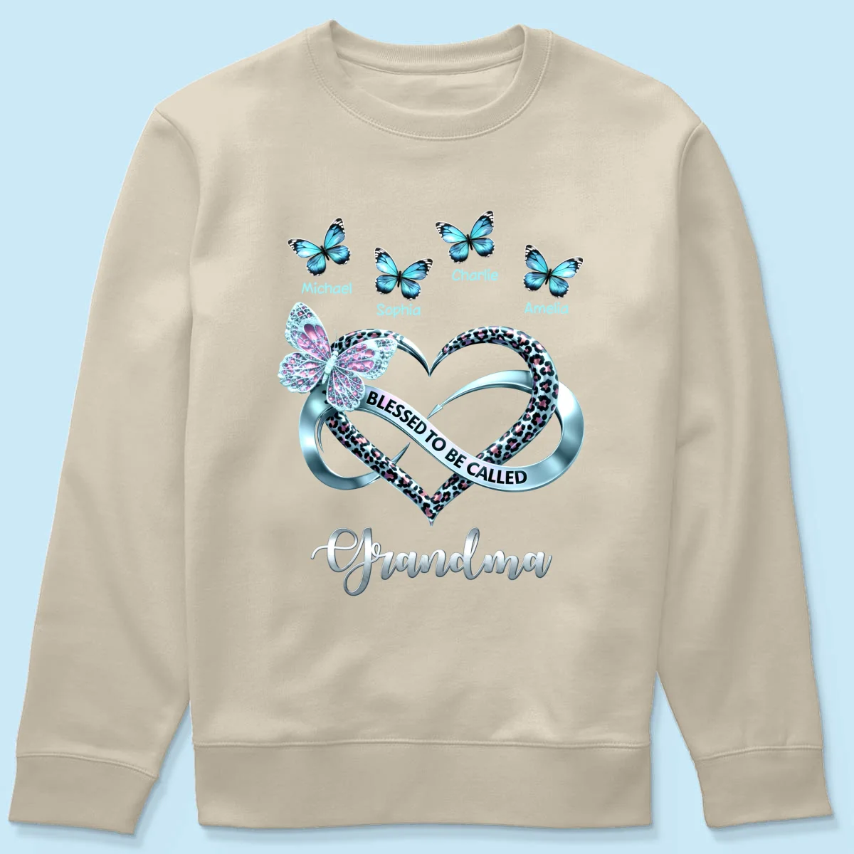 Blessed To Be Called Grandma - Personalized Shirt - Heartfelt Mother's Day Gift for Grandma - Image 56