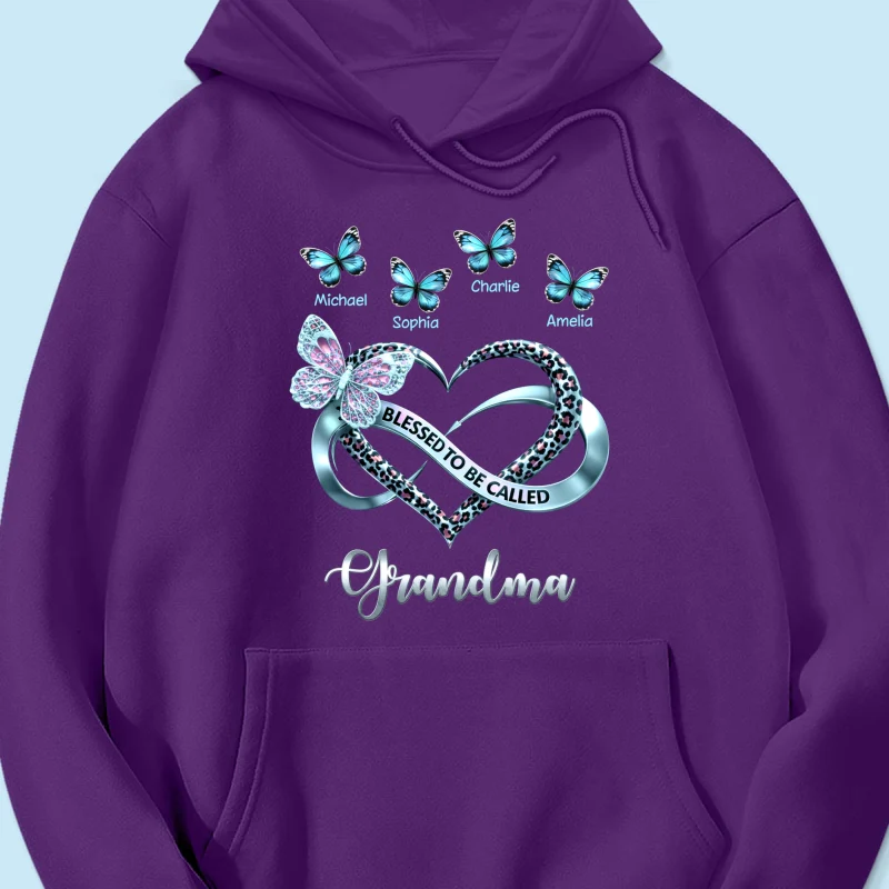 Blessed To Be Called Grandma - Personalized Shirt - Heartfelt Mother's Day Gift for Grandma - Image 60