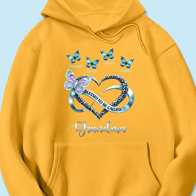 Blessed To Be Called Grandma - Personalized Shirt - Heartfelt Mother's Day Gift for Grandma - Image 69