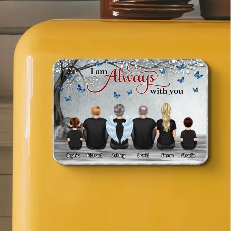 Blossom Tree Always With You Family Memorial Personalized Acrylic Fridge Magnet, Remembrance Gift, Sympathy Gift - Image 9
