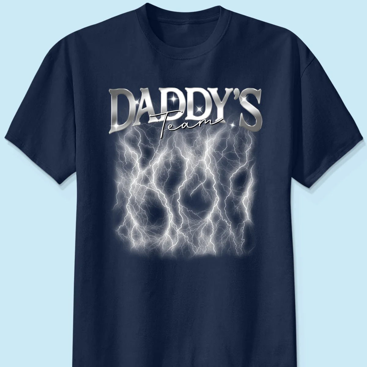 Bootleg Daddy‘s Team Photos Insert Personalized Shirt, Father's Day Gift For Dad, Husband - Image 7