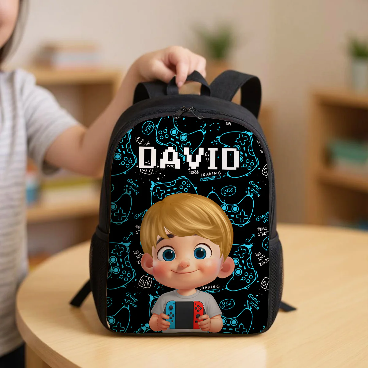 Boys Gamer Personalized Backpack for School - Image 10