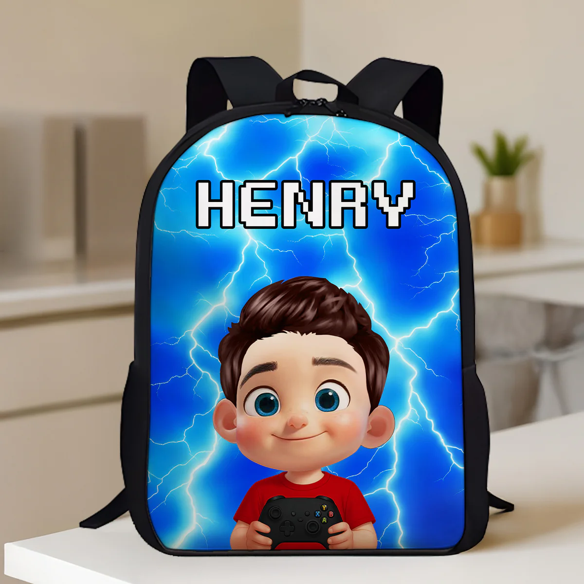 Boys Gamer Personalized Backpack for School - Image 11