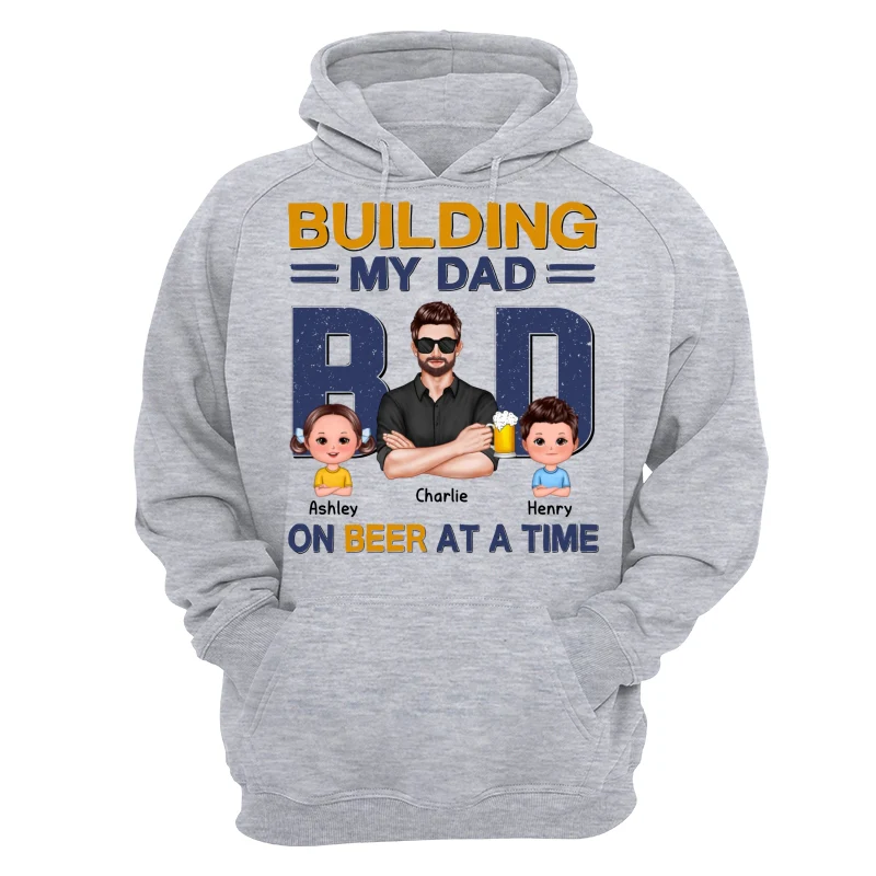 Building My Dad Bod One Beer At A Time Personalized Shirt - Image 14