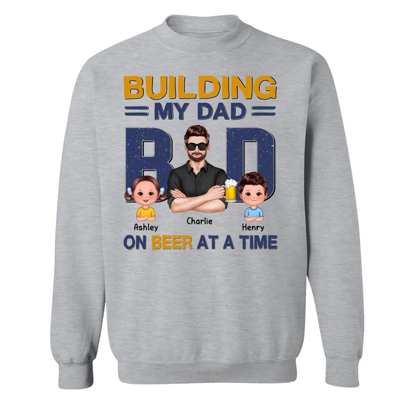 Building My Dad Bod One Beer At A Time Personalized Shirt - Image 18