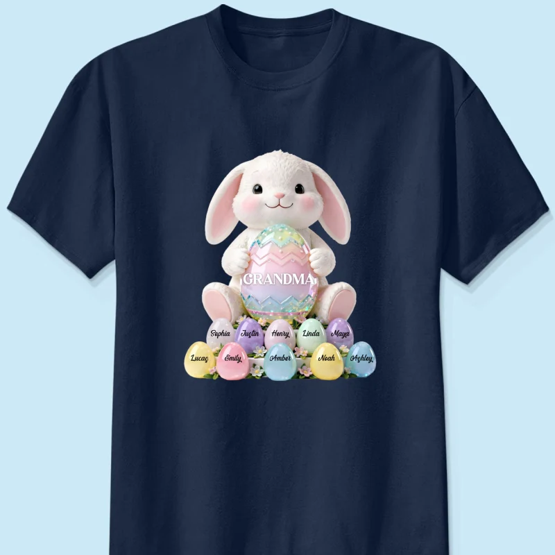 Bunny Grandma Easter - Personalized Shirt - Easter Gift for Grandma - Image 10