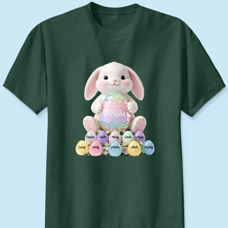 Bunny Grandma Easter - Personalized Shirt - Easter Gift for Grandma - Image 13