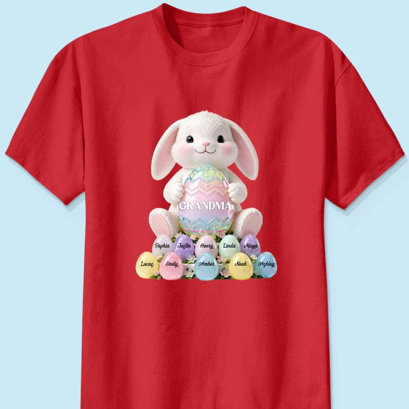 Bunny Grandma Easter - Personalized Shirt - Easter Gift for Grandma - Image 15