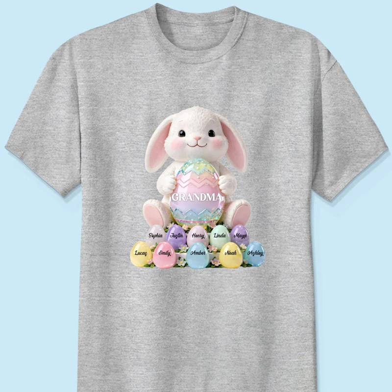 Bunny Grandma Easter - Personalized Shirt - Easter Gift for Grandma - Image 20