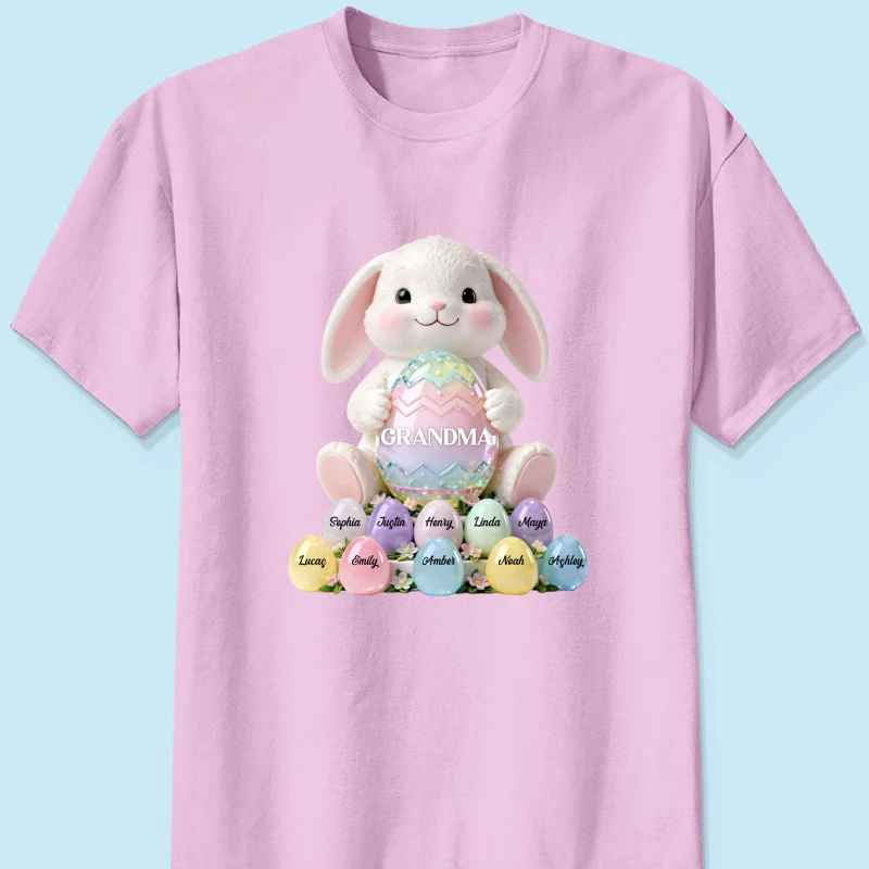 Bunny Grandma Easter - Personalized Shirt - Easter Gift for Grandma - Image 21