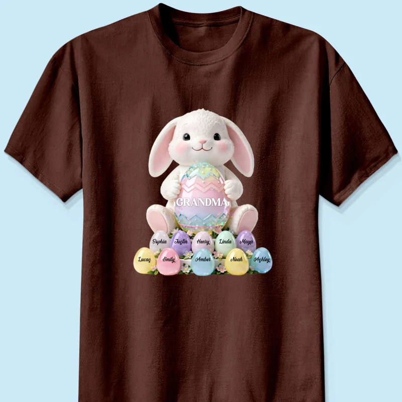 Bunny Grandma Easter - Personalized Shirt - Easter Gift for Grandma - Image 26