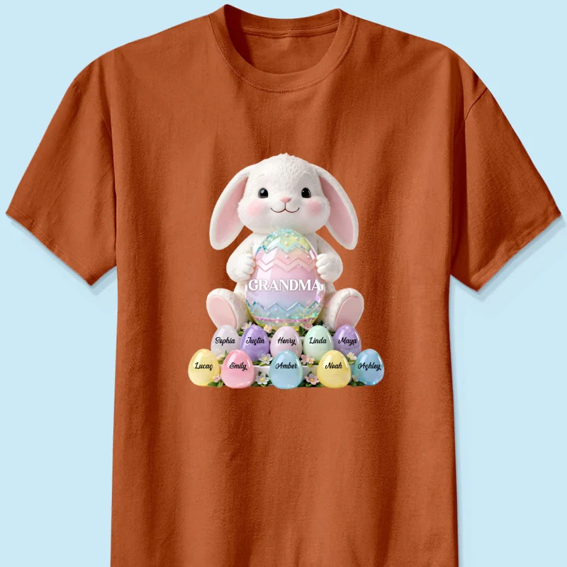 Bunny Grandma Easter - Personalized Shirt - Easter Gift for Grandma - Image 27