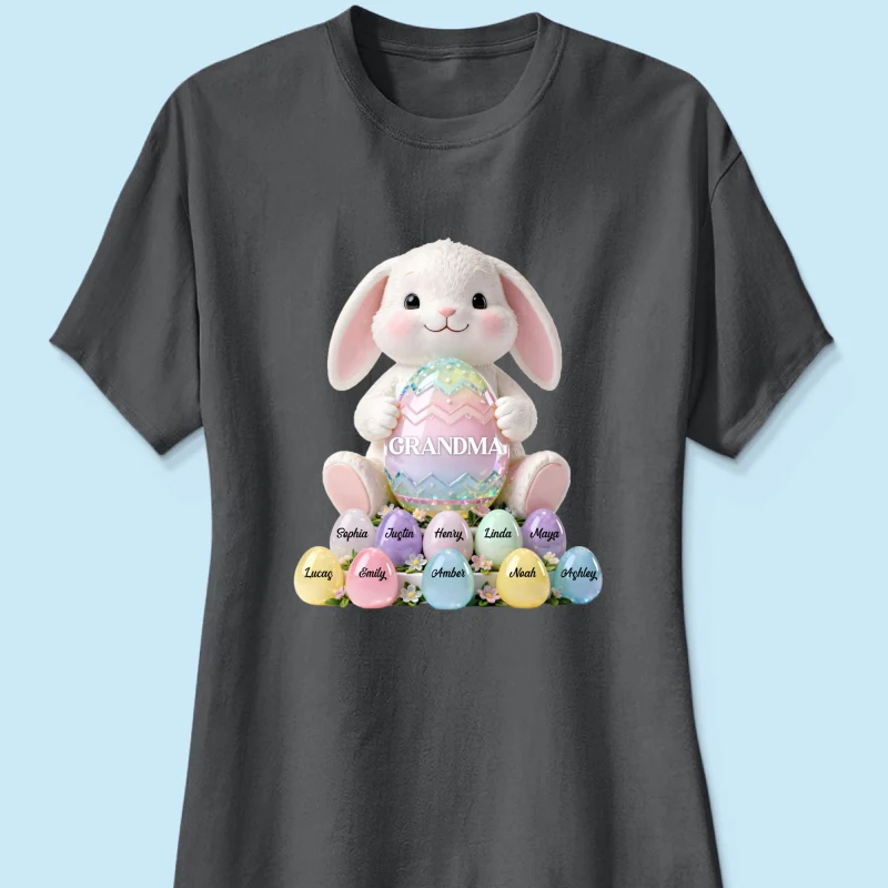 Bunny Grandma Easter - Personalized Shirt - Easter Gift for Grandma - Image 30
