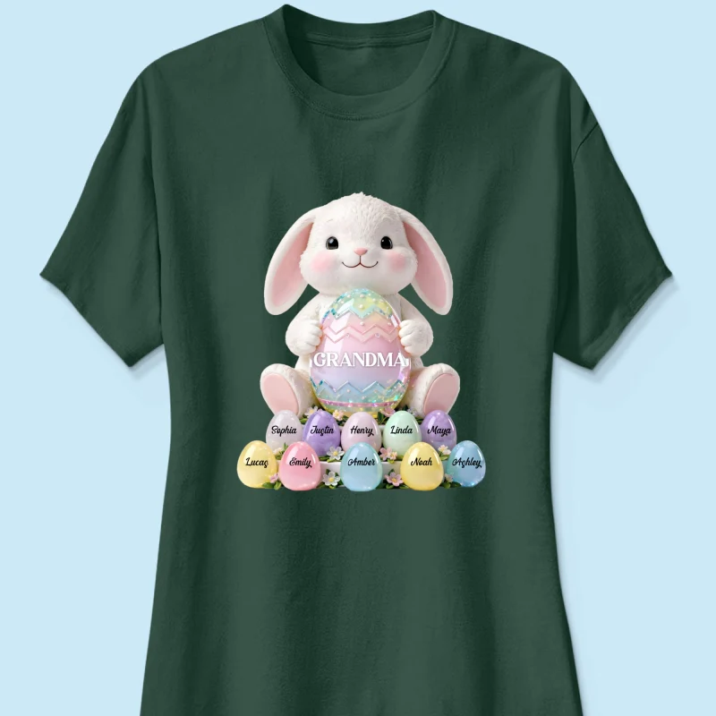 Bunny Grandma Easter - Personalized Shirt - Easter Gift for Grandma - Image 32