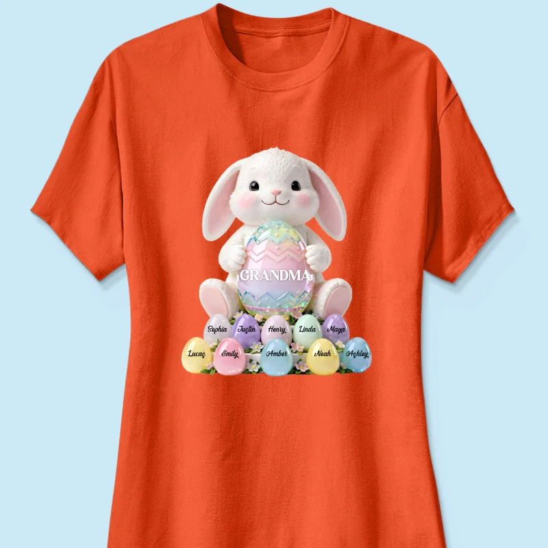 Bunny Grandma Easter - Personalized Shirt - Easter Gift for Grandma - Image 35
