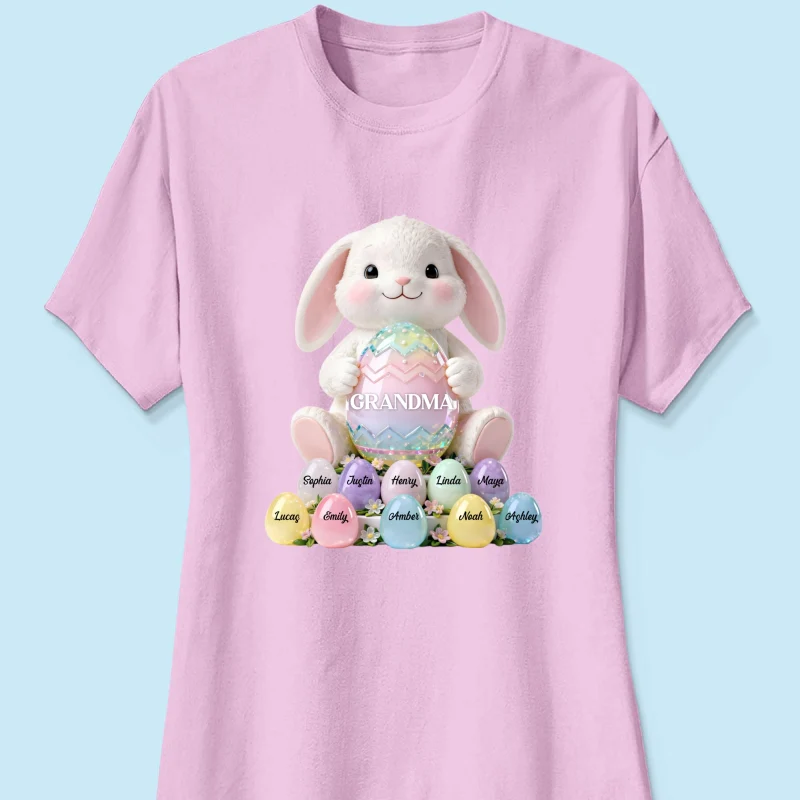 Bunny Grandma Easter - Personalized Shirt - Easter Gift for Grandma - Image 38