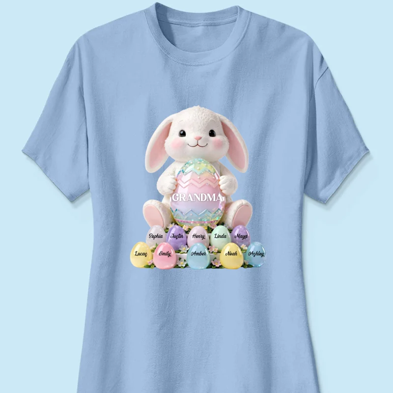 Bunny Grandma Easter - Personalized Shirt - Easter Gift for Grandma - Image 39